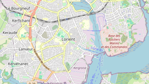 Carte de localisation de l'évènement