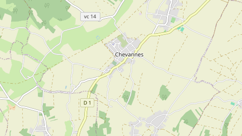 Carte de localisation de l'évènement