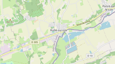 Carte de localisation de l'évènement