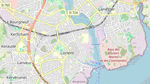 Carte de localisation de l'évènement