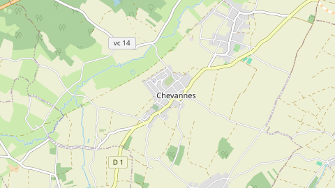 Carte de localisation de l'évènement
