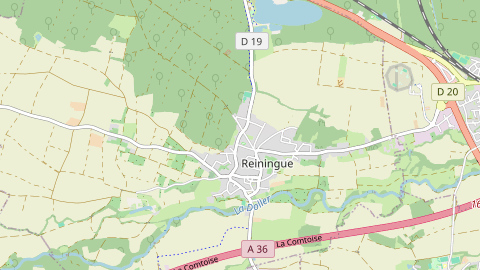 Carte de localisation de l'évènement