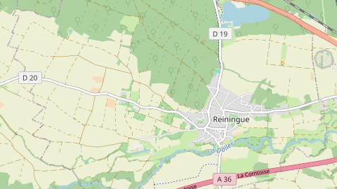 Carte de localisation de l'évènement