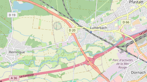 Carte de localisation de l'évènement