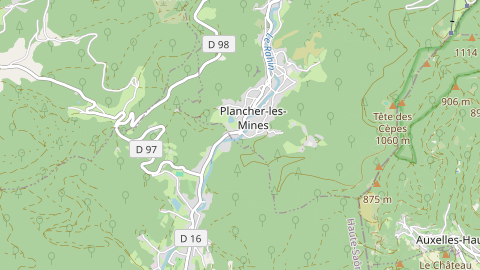 Carte de localisation de l'évènement