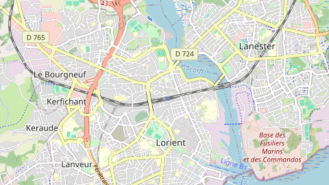 Carte de localisation de l'évènement