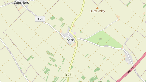 Carte de localisation de l'évènement