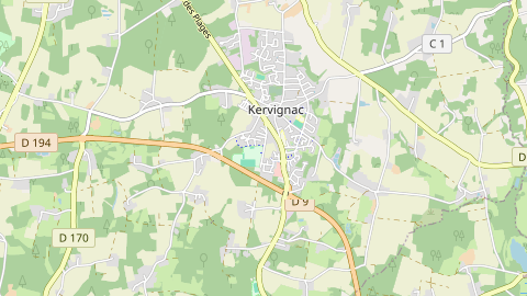 Carte de localisation de l'évènement