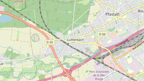 Carte de localisation de l'évènement