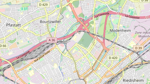 Carte de localisation de l'évènement
