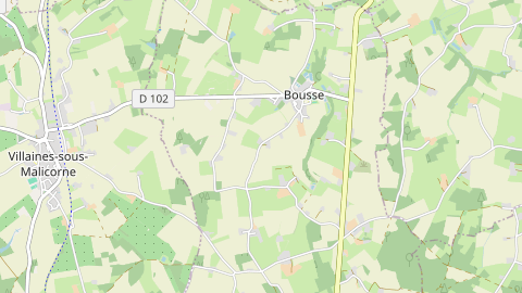 Carte de localisation de l'évènement