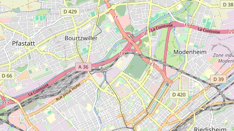 Carte de localisation de l'évènement