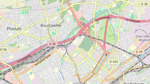 Carte de localisation de l'évènement