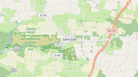 Carte de localisation de l'évènement