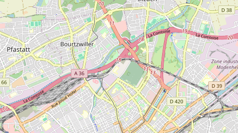Carte de localisation de l'évènement
