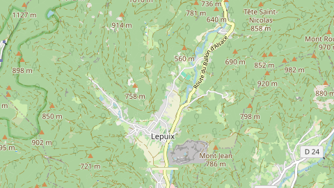 Carte de localisation de l'évènement