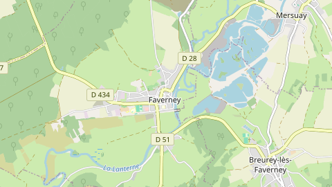 Carte de localisation de l'évènement