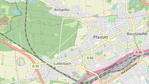 Carte de localisation de l'évènement