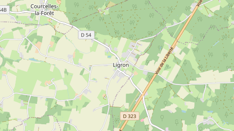Carte de localisation de l'évènement