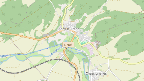 Carte de localisation de l'évènement