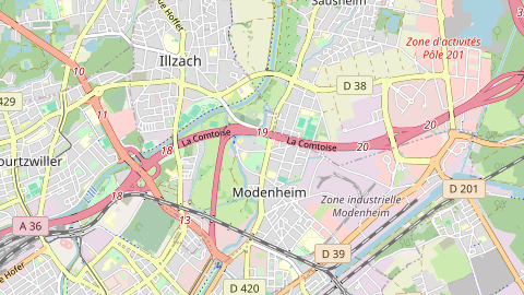Carte de localisation de l'évènement