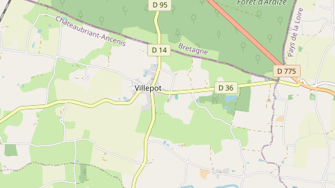 Carte de localisation de l'évènement