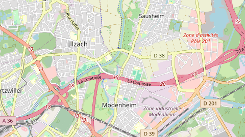 Carte de localisation de l'évènement