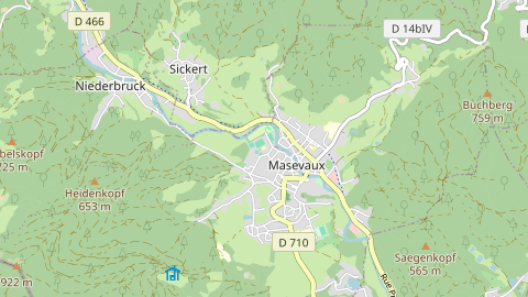 Carte de localisation de l'évènement