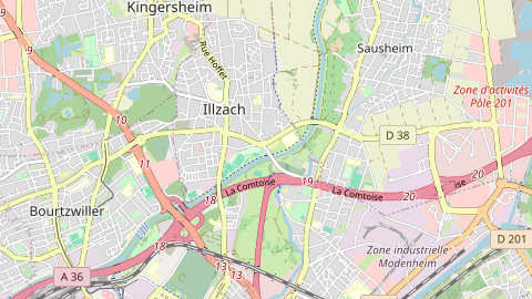 Carte de localisation de l'évènement