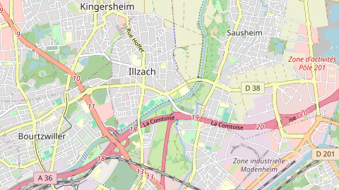 Carte de localisation de l'évènement