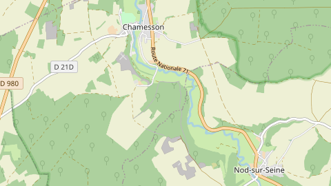 Carte de localisation de l'évènement