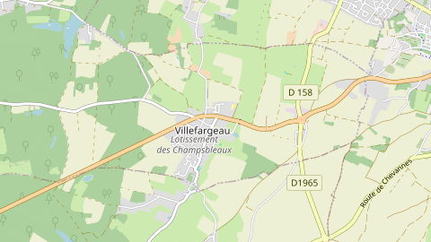 Carte de localisation de l'évènement