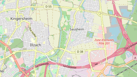 Carte de localisation de l'évènement