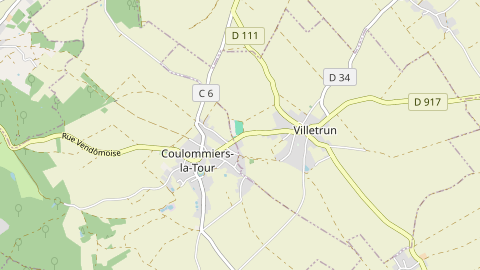 Carte de localisation de l'évènement