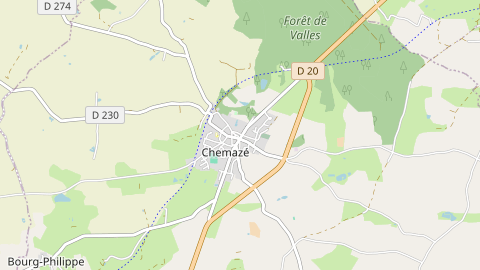 Carte de localisation de l'évènement