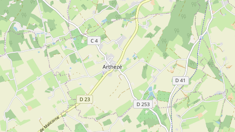 Carte de localisation de l'évènement