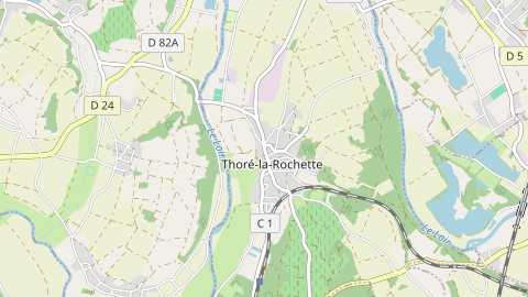 Carte de localisation de l'évènement