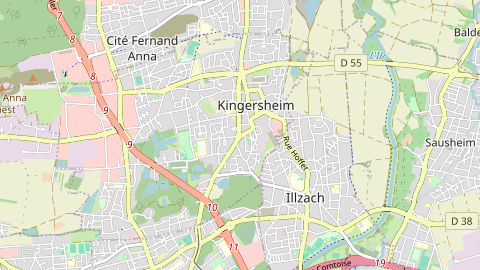 Carte de localisation de l'évènement