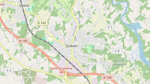 Carte de localisation de l'évènement