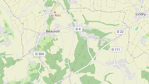 Carte de localisation de l'évènement