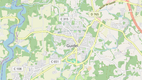 Carte de localisation de l'évènement