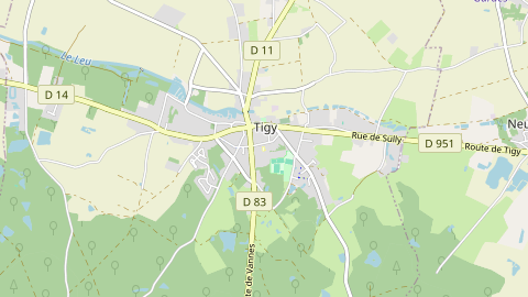 Carte de localisation de l'évènement