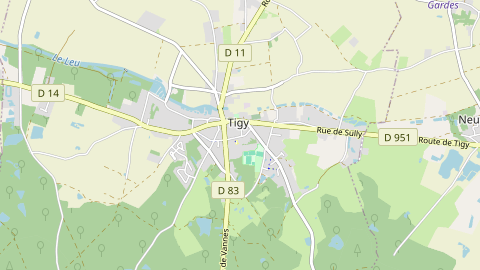 Carte de localisation de l'évènement