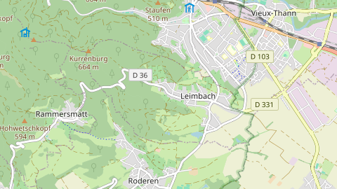 Carte de localisation de l'évènement