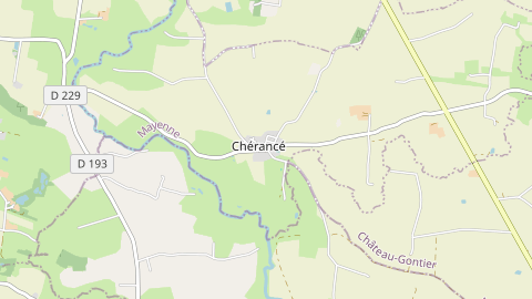 Carte de localisation de l'évènement