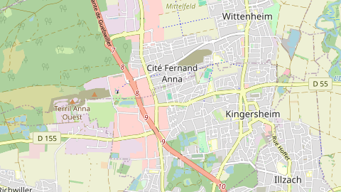 Carte de localisation de l'évènement