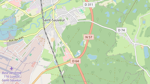 Carte de localisation de l'évènement