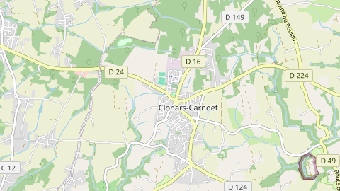 Carte de localisation de l'évènement