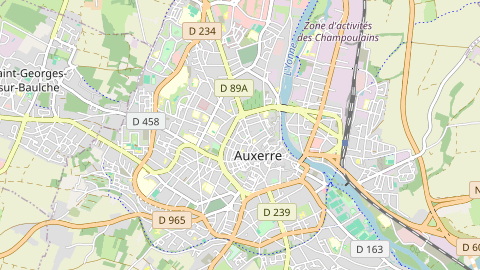 Carte de localisation de l'évènement