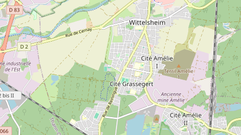 Carte de localisation de l'évènement